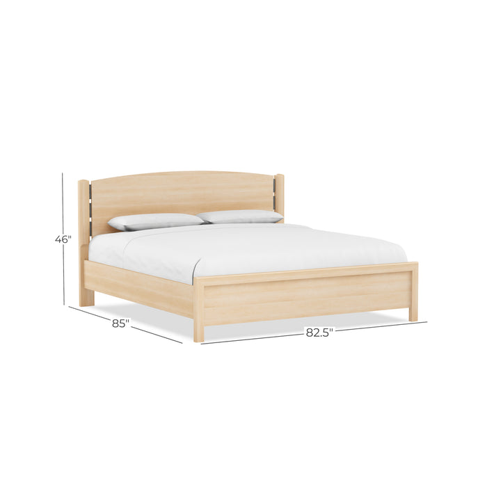 Perfect Balance Arch Metal Inset King Bed