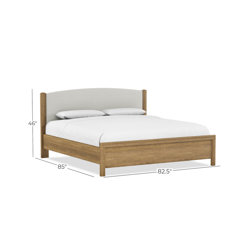 Perfect Balance Arch Fabric King Bed