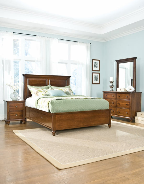 Perfect Balance Traditional Queen Panel Bed