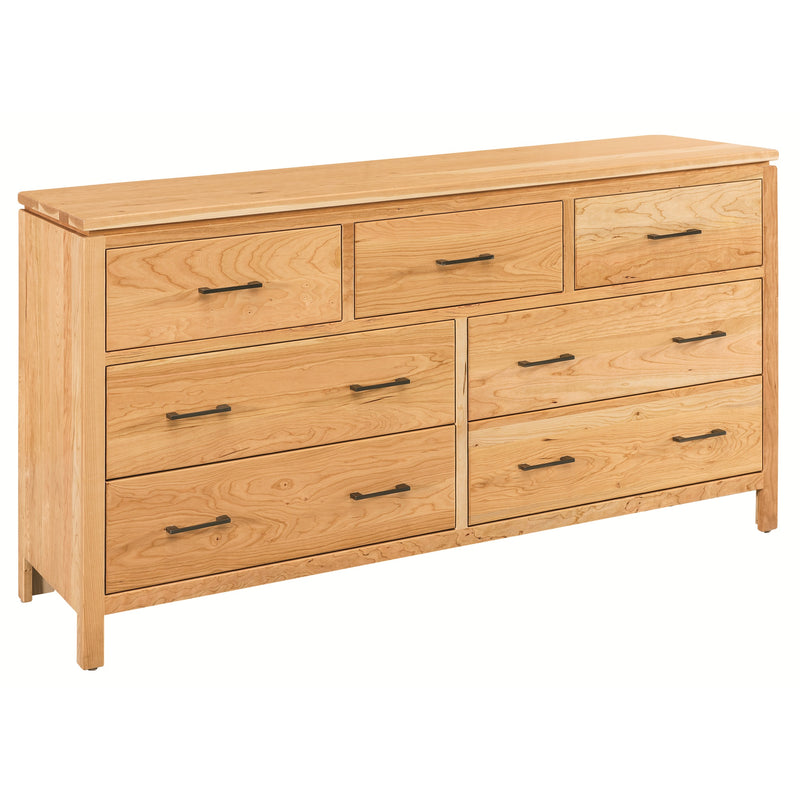 Amish Essentials Maverick Seven Drawer Dresser