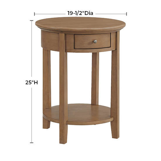 McKenzie Round End Table