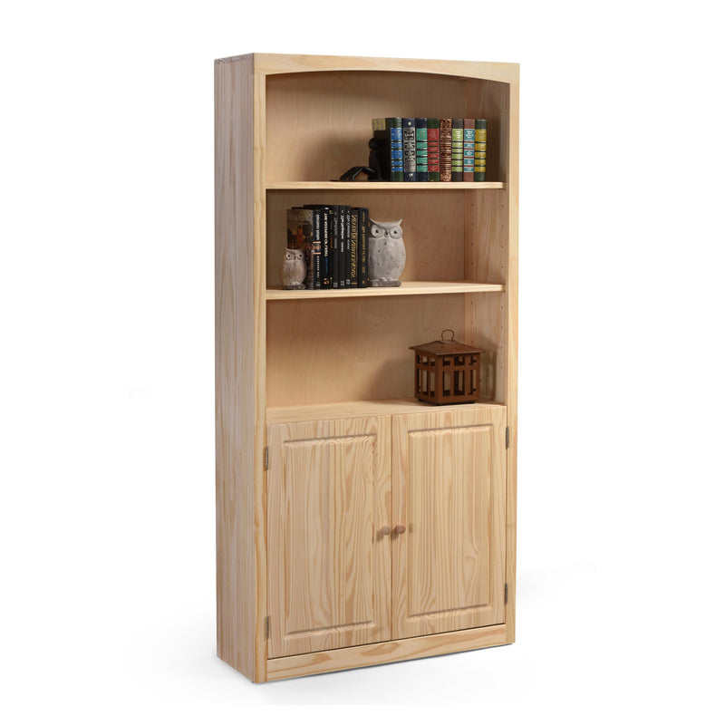 Customizable Solid Wood Bookcase – 36” Wide | Radiata Pine