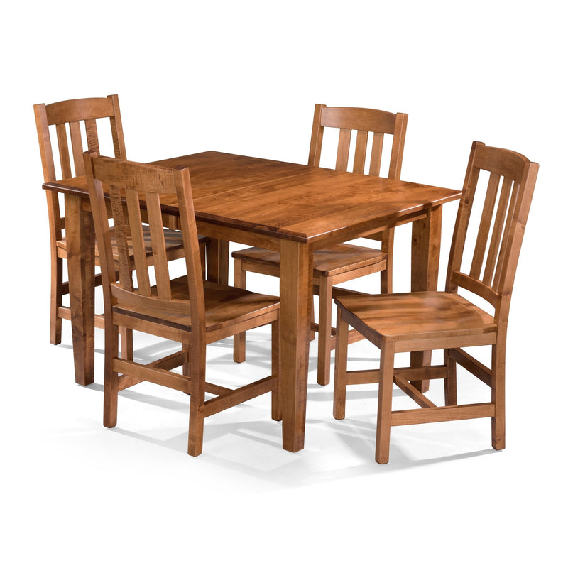 Shaker-Taper Leg Rectangle dining table with chairs — set photo