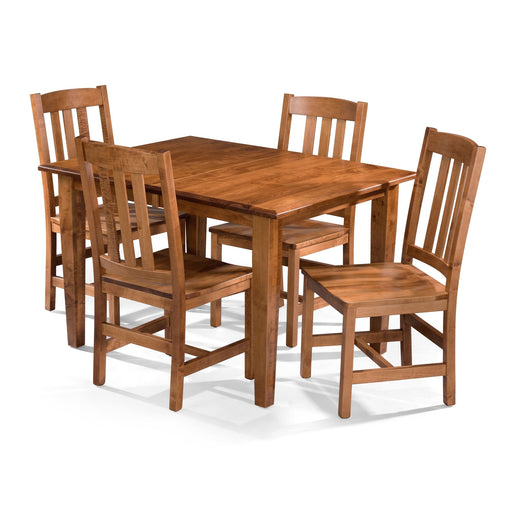 Shaker-Taper Leg Rectangle dining table with chairs — set photo