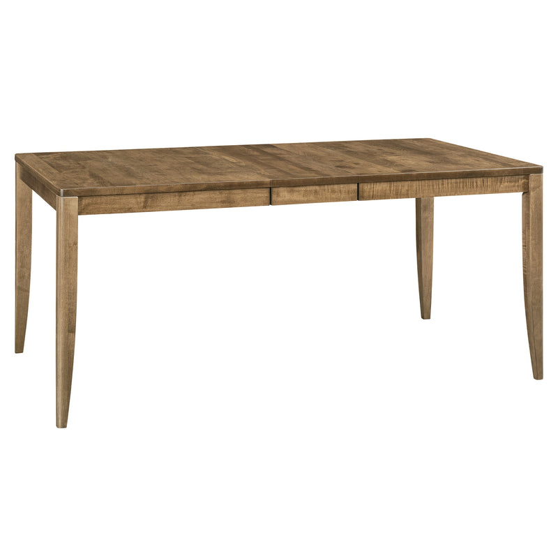Amish Essentials Anna Extension Dining Table – Solid Maple