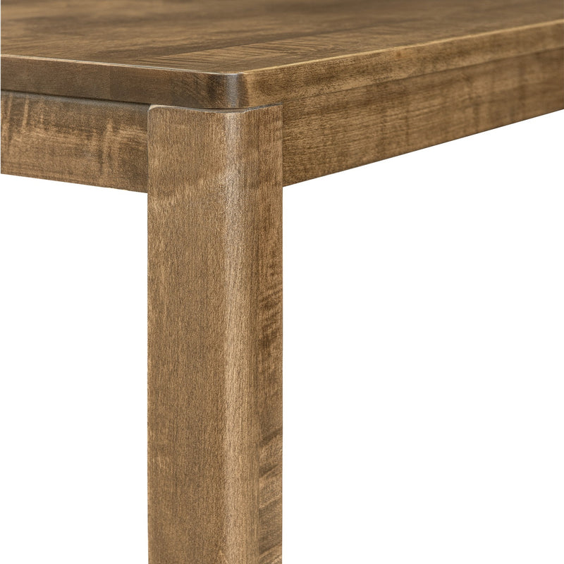 Amish Essentials Anna Solid Top Dining Table – Solid Maple