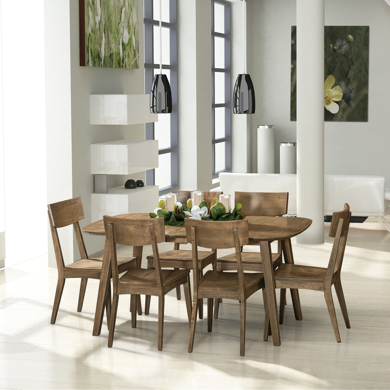 Amish Essentials Callie Solid Top Dining Table – Solid Maple