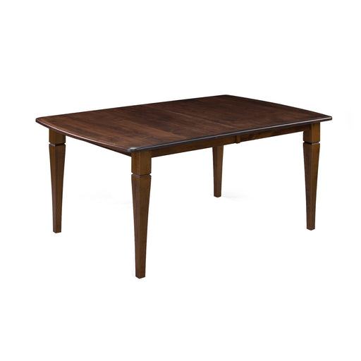 4-Sided Taper Leg Bow-End table — studio shot