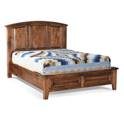 Amish Essentials Carson Footboard Storage Bed - Barewood