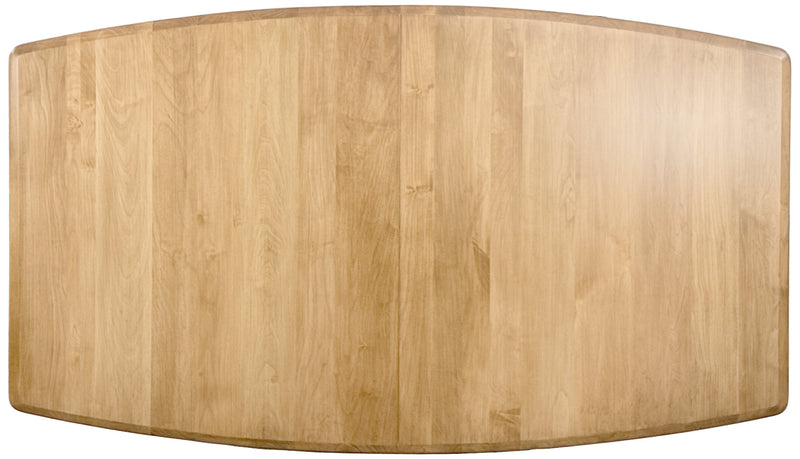 Shaker-Taper Leg Boat-Shaped dining table — alt angle