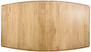 Boat-Shaped table top — top-down shape detail