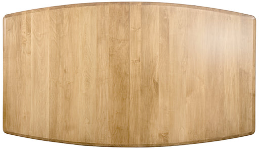 Boat-Shaped table top — top-down shape detail