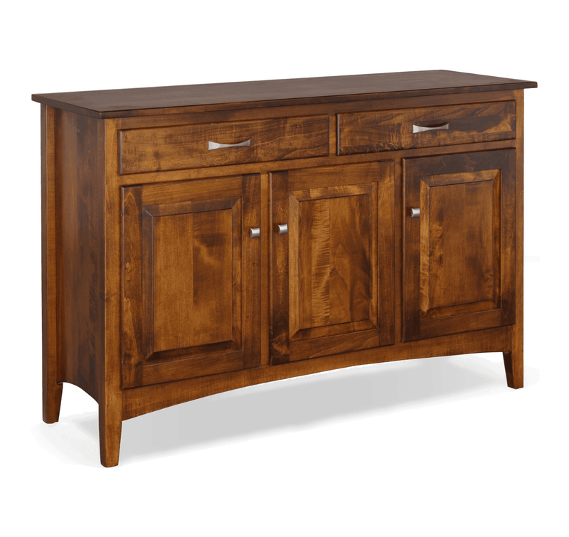Amish Essentials Three Door Server - Barewood