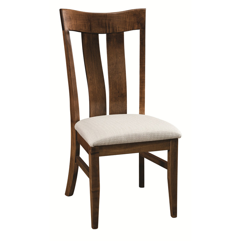 Amish Essentials Florence Tall-Back Dining Chair – Solid Maple