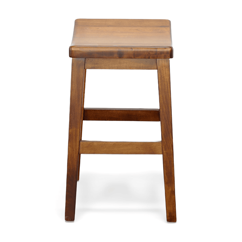 Amish Essentials Adam Stool- Painted Frame - Barewood