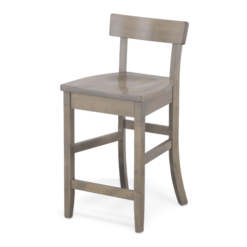Amish Essentials Aiden Stool - Barewood