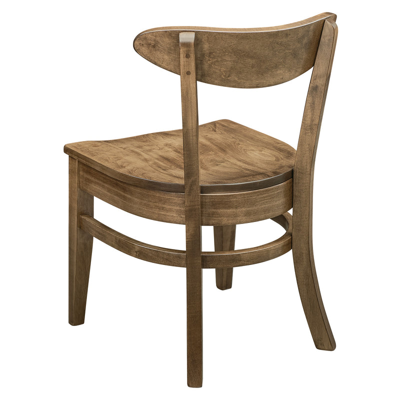 Amish Essentials Keenan Mid-Century Modern Dining Chair – Solid Maple