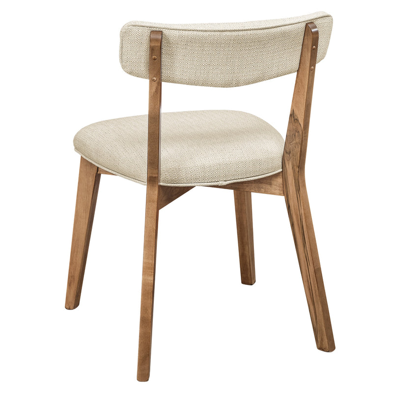 Amish Essentials Wesley Mid-Century Modern Dining Chair – Solid Maple