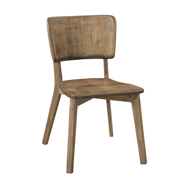 Amish Essentials Gabriel Mid-Century Modern Dining Chair – Solid Maple