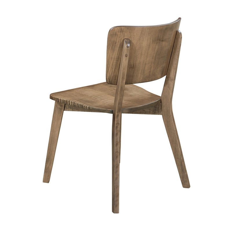 Amish Essentials Gabriel Mid-Century Modern Dining Chair – Solid Maple