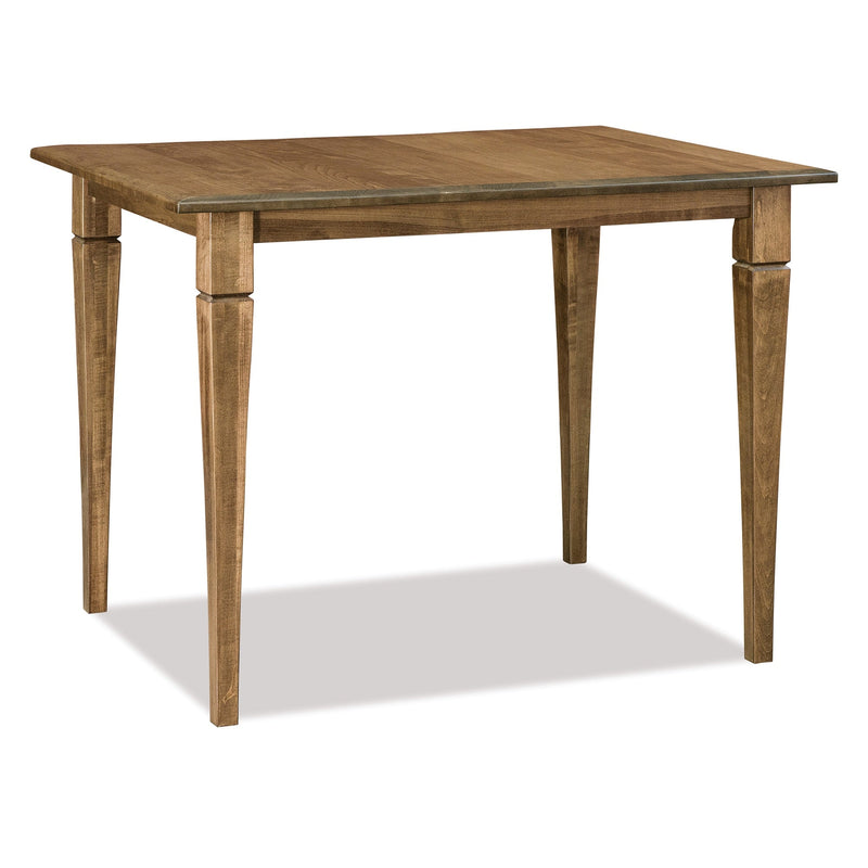 4-Sided Taper Leg Rectangle 36x48 solid top