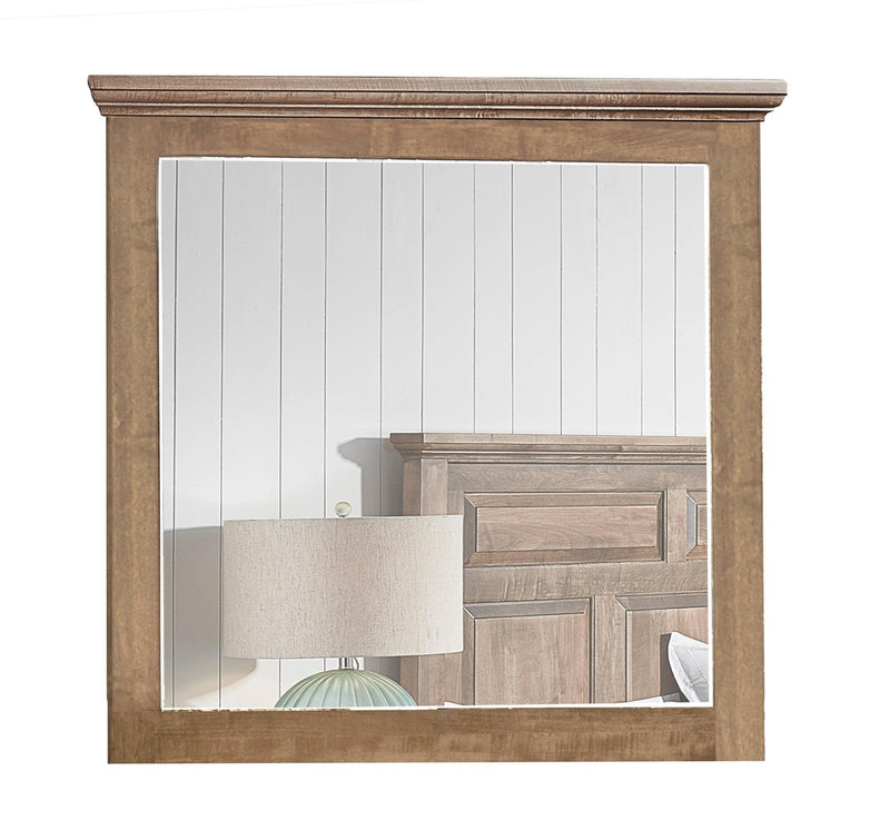 Amish Essentials Provence Mirror - Barewood