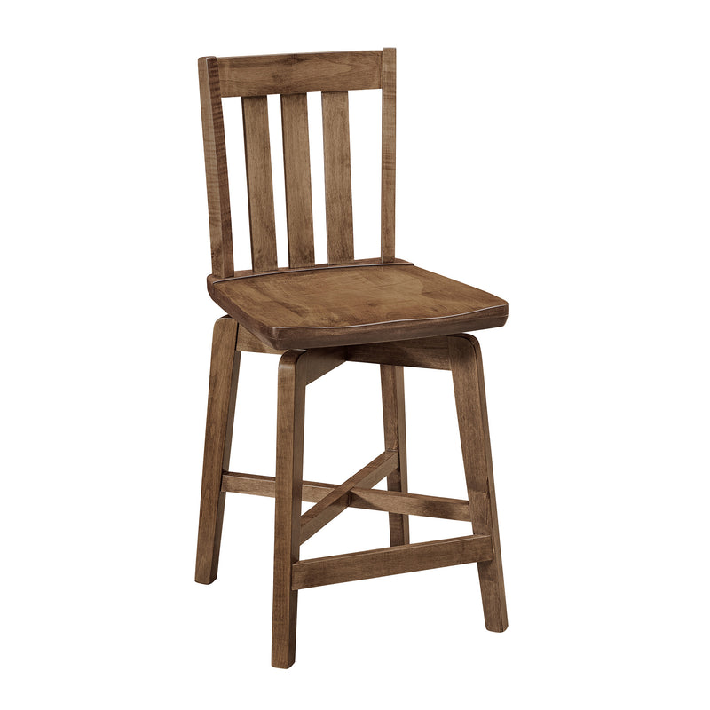 Amish Essentials Cooper Counter-Height Swivel Stool