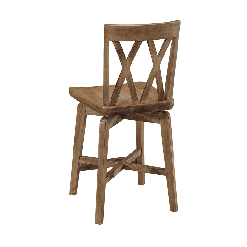 Amish Essentials Emmett Counter-Height Swivel Stool