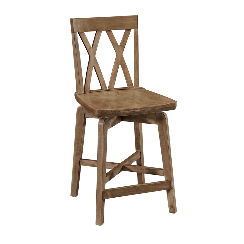 Amish Essentials Emmett Counter-Height Swivel Stool