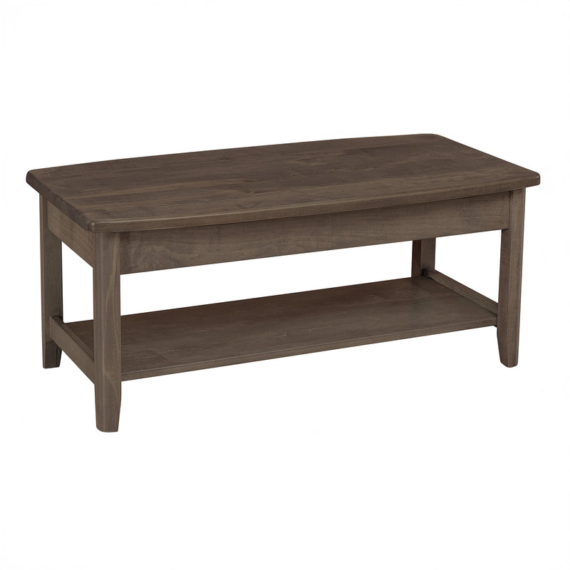 Amish Essentials Carson Rectangle Coffee Table – No Drawer