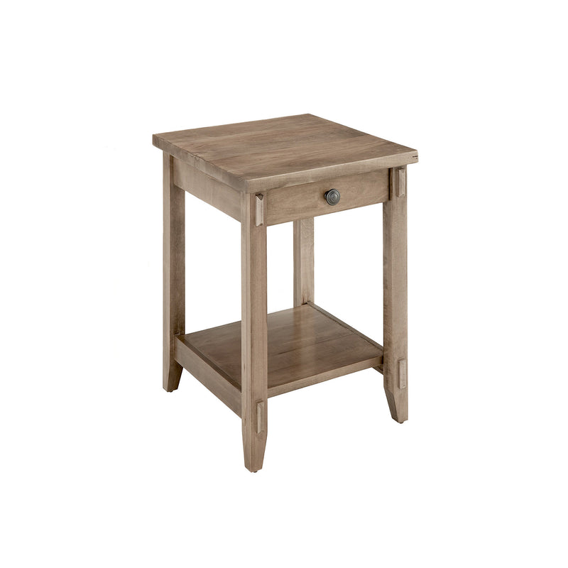 Amish Essentials Maple Narrow End Table