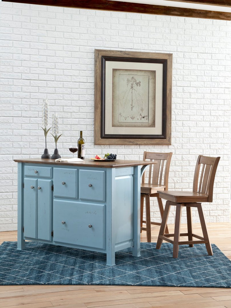 Kitchen Center w/ Breakfast Bar