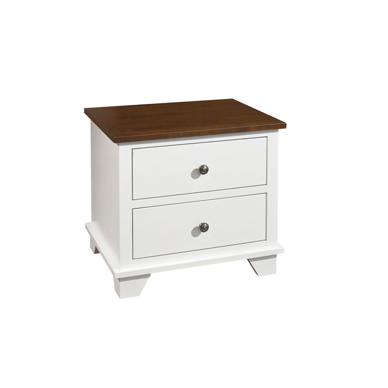 Portland Two Drawer Nightstand