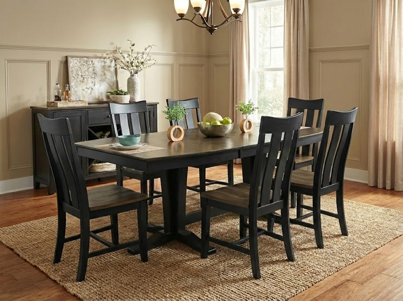Clearance Floor Model Milano Table and 6 Chairs