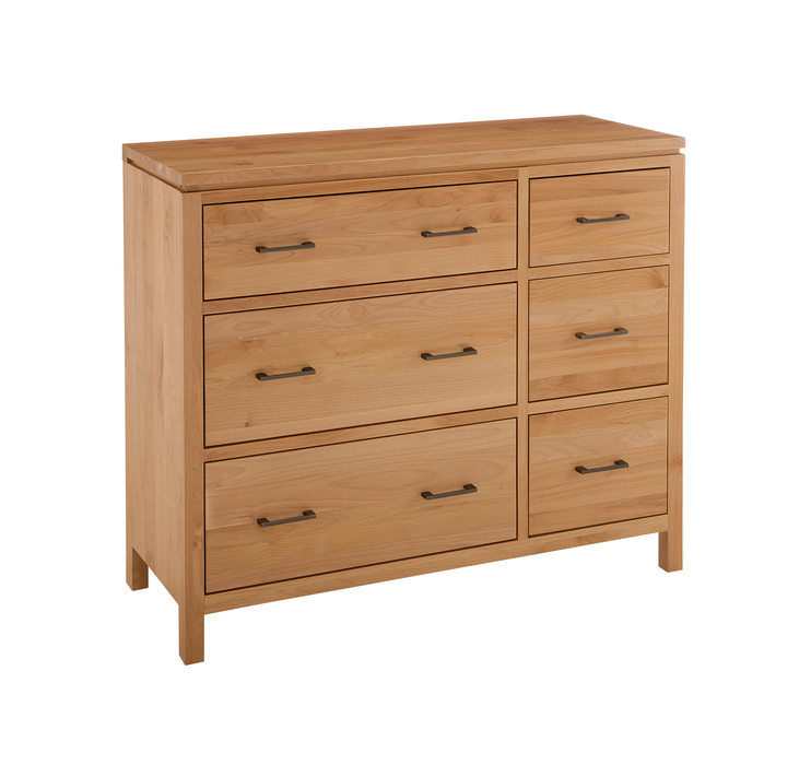 2 West Six Drawer Combo Dresser