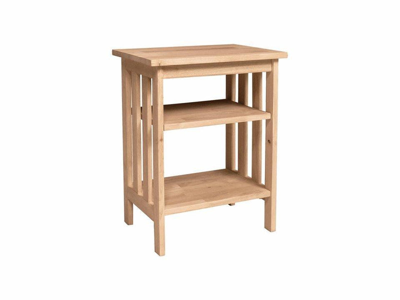 Mission Printer Stand - Barewood