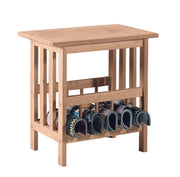 Mission Magazine Table - Barewood
