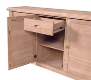 Canyon Three Door Buffet - Barewood