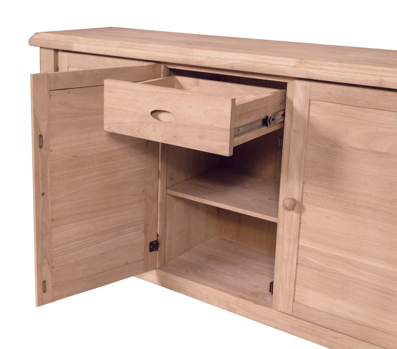 Canyon Three Door Buffet - Barewood