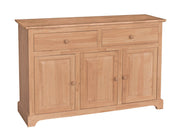 Three-Door Buffet - Barewood