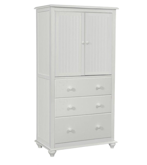 Cottage Armoire w/ Three Drawers - Barewood