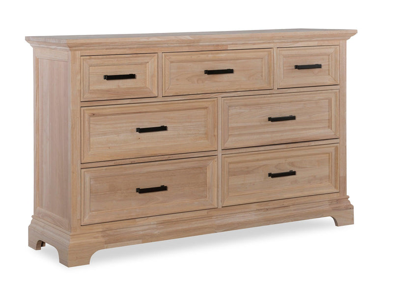Summit Seven Drawer Dresser - Barewood