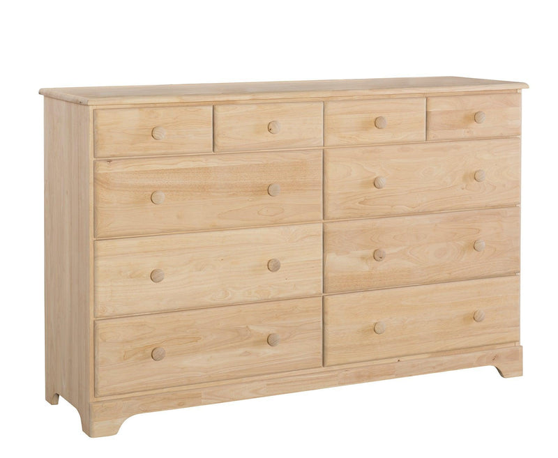 Jamestown Ten Drawer Dresser - Barewood