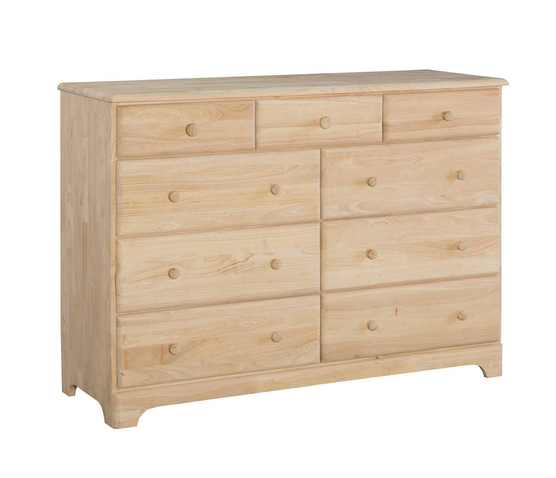 Jamestown Nine Drawer Dresser - Barewood