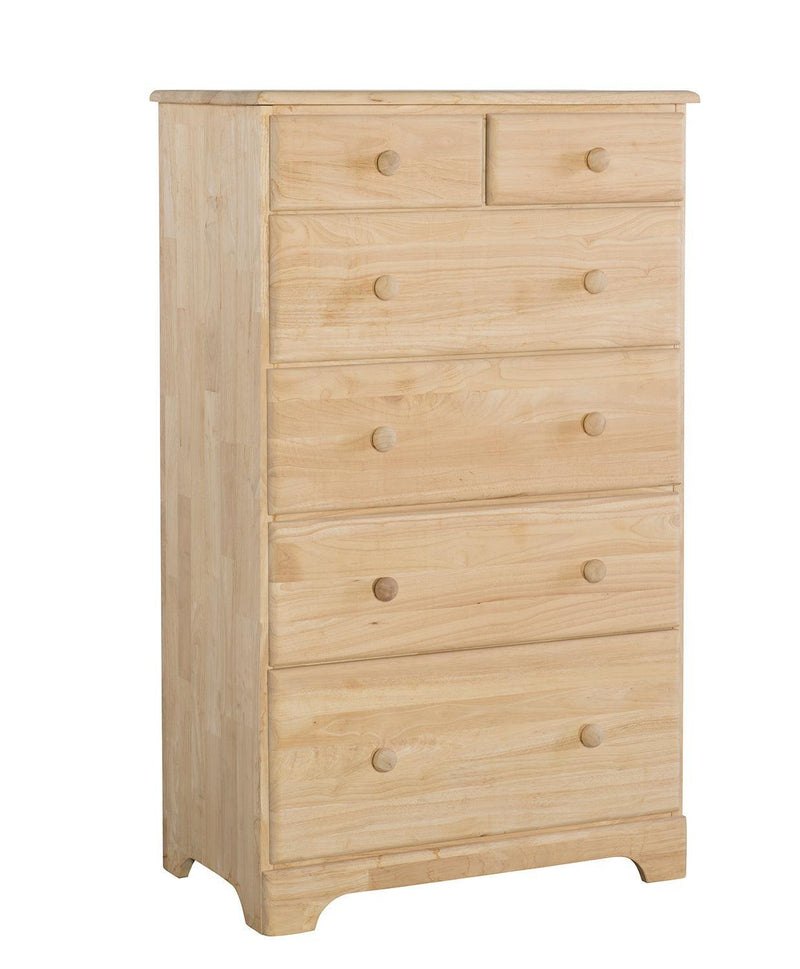 Jamestown Six Drawer Chest - Barewood