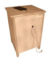 Lancaster Three Drawer Hideaway Nightstand - Barewood