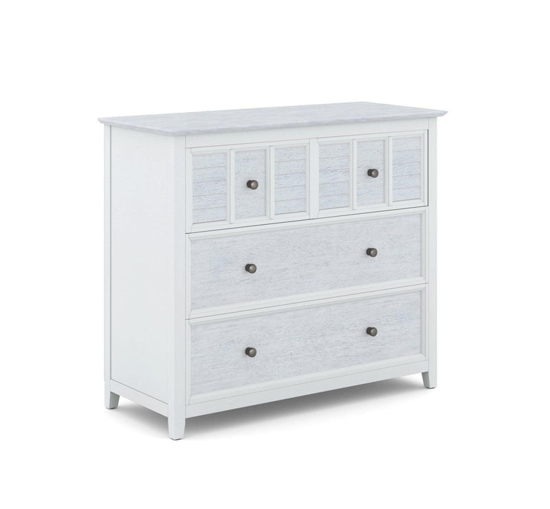 High Tide Chalk Three Drawer Chest