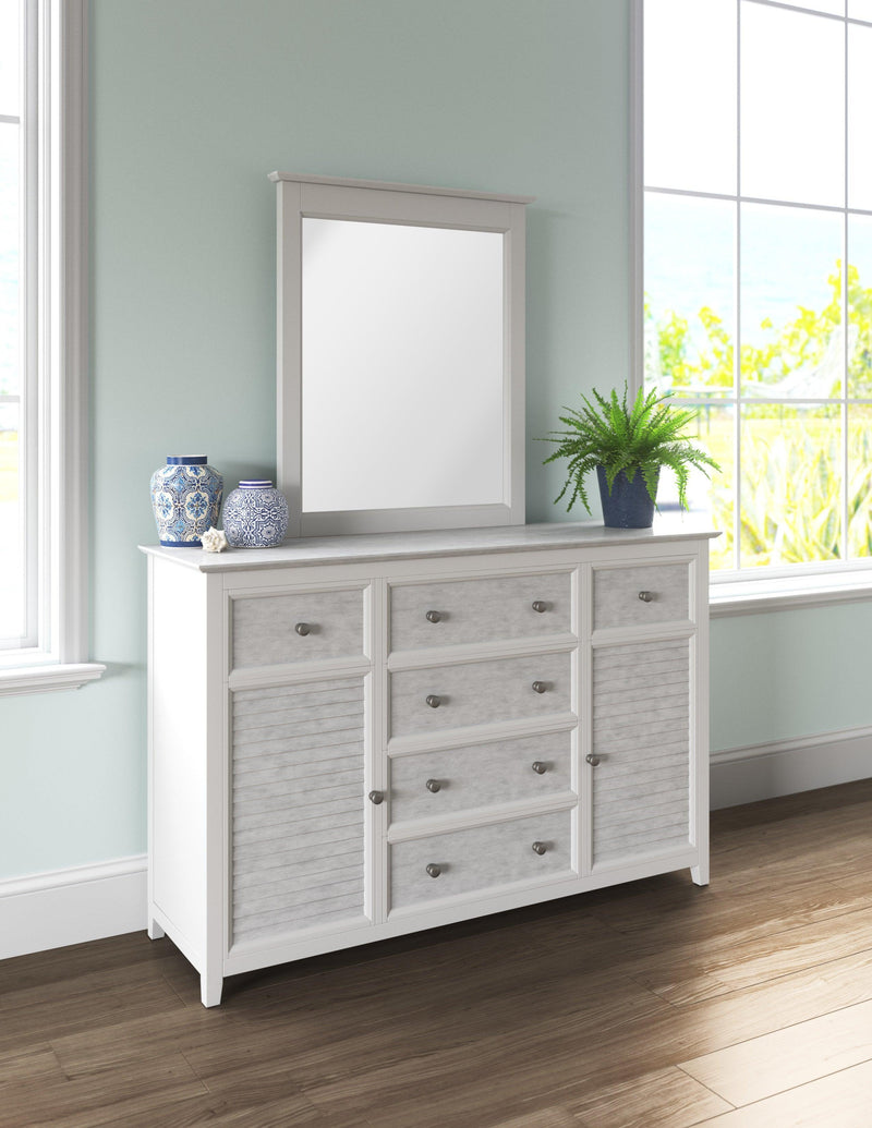 High Tide Six Drawer Dresser - Barewood
