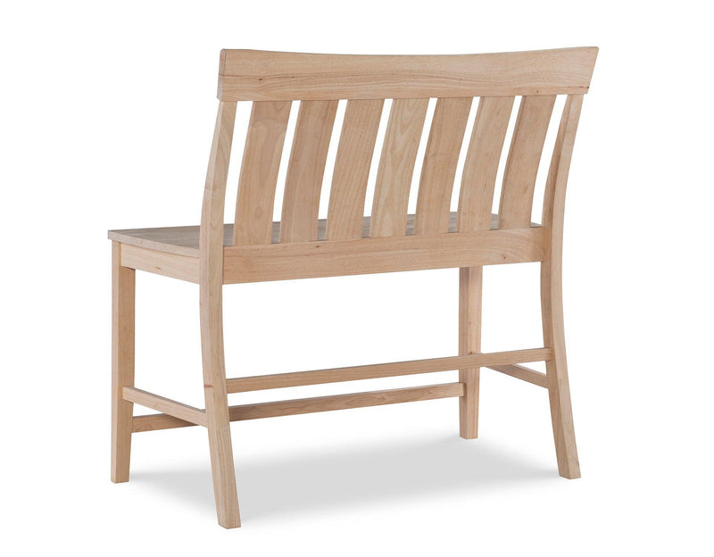 Ava Counter Height Bench - Barewood