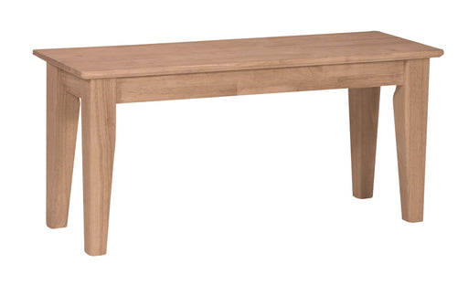 Shaker Bench - Barewood
